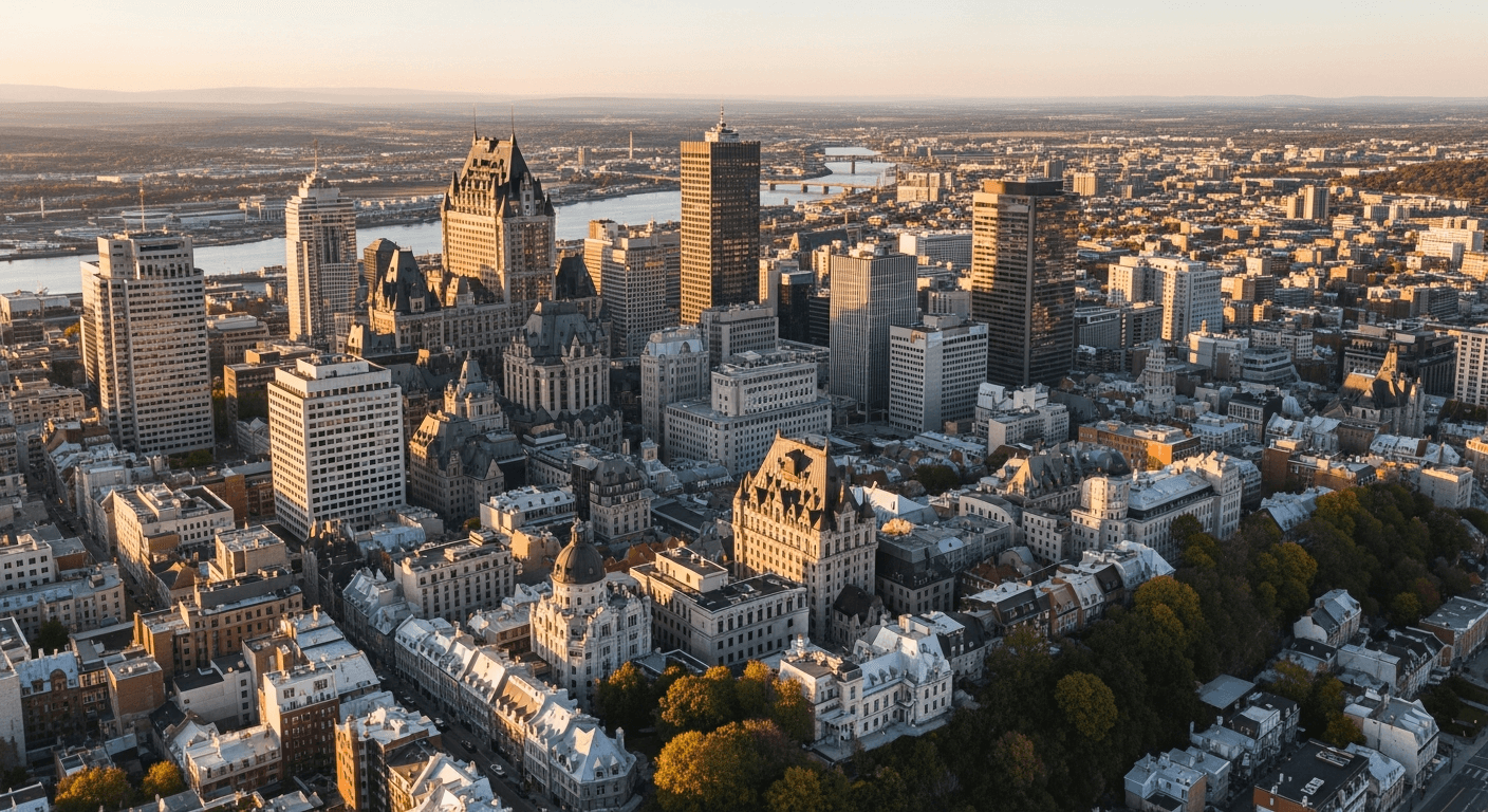 Quebec City, QC cityscape