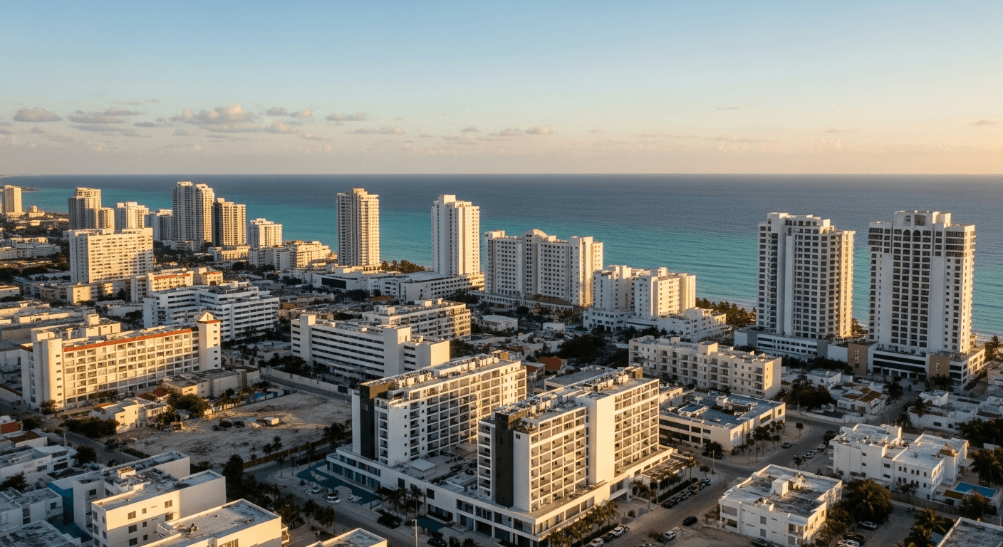 Cancún, ROO paisaje urbano
